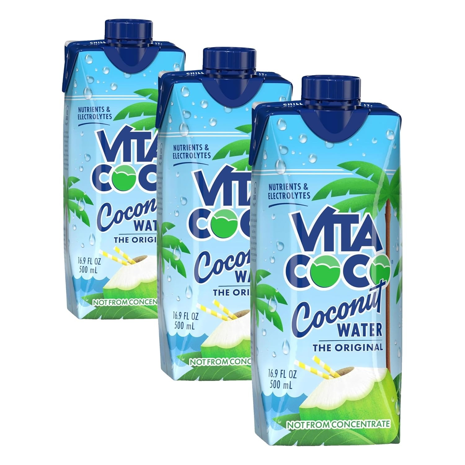 Plain Coconut Water (Vita Coco, Whole Foods 365)